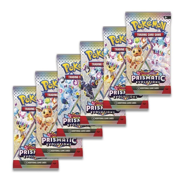 Pokémon TCG: Scarlet & Violet-Prismatic Evolutions Booster Bundle (6 Packs) - Bilde 2