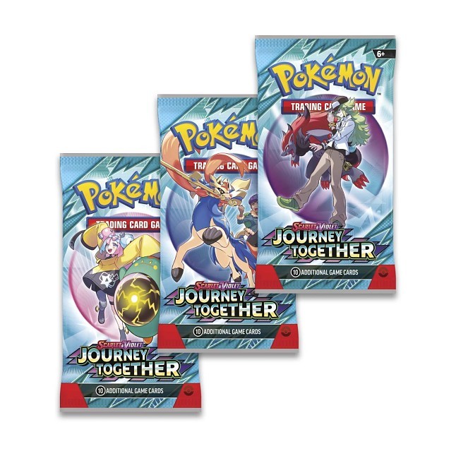 Pokémon TCG: Scarlet & Violet-Journey Together 3 Booster Packs & Scrafty Promo Card - Bilde 2