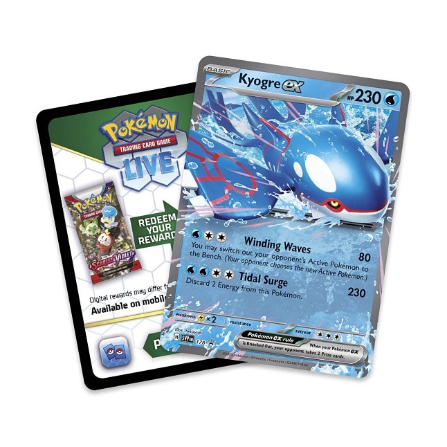 Pokémon TCG: Azure Legends Tin (Kyogre ex) - Bilde 2