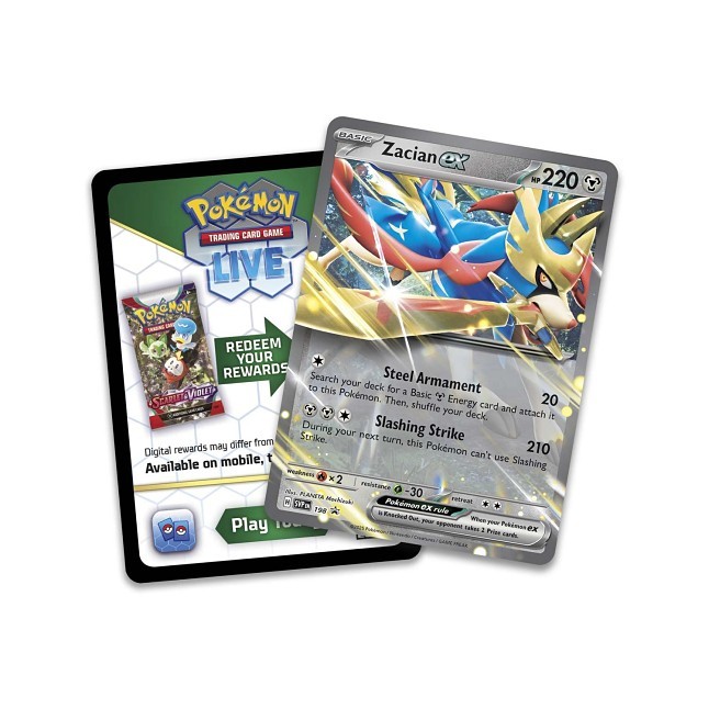 Pokémon TCG: Slashing Legends Tin (Zacian ex) - Bilde 2