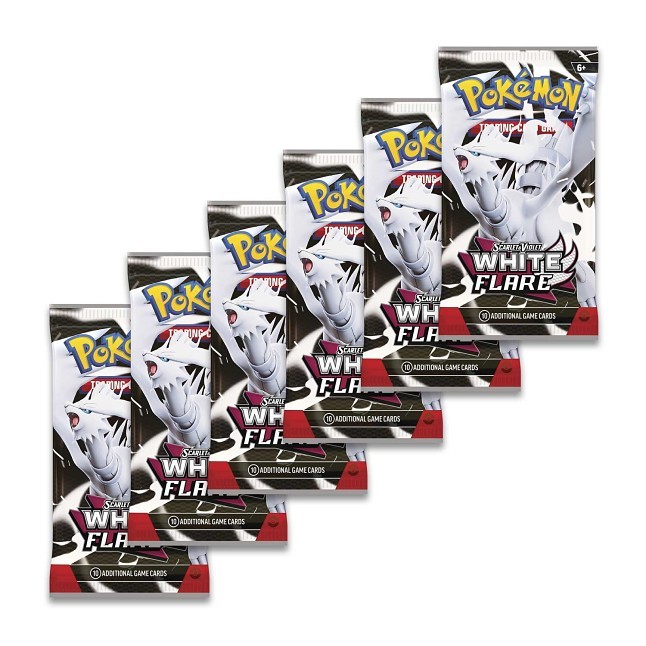 Pokémon TCG: Scarlet & Violet-White Flare Booster Bundle (6 Packs) - Bilde 2