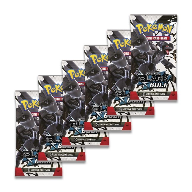 Pokémon TCG: Scarlet & Violet-Black Bolt Booster Bundle (6 Packs) - Bilde 2