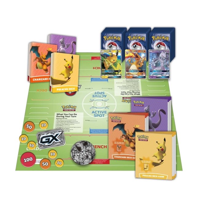 Pokémon Trading Card Game Battle Academy (Charizard-GX, Raichu-GX & Mewtwo-GX) - Bilde 2