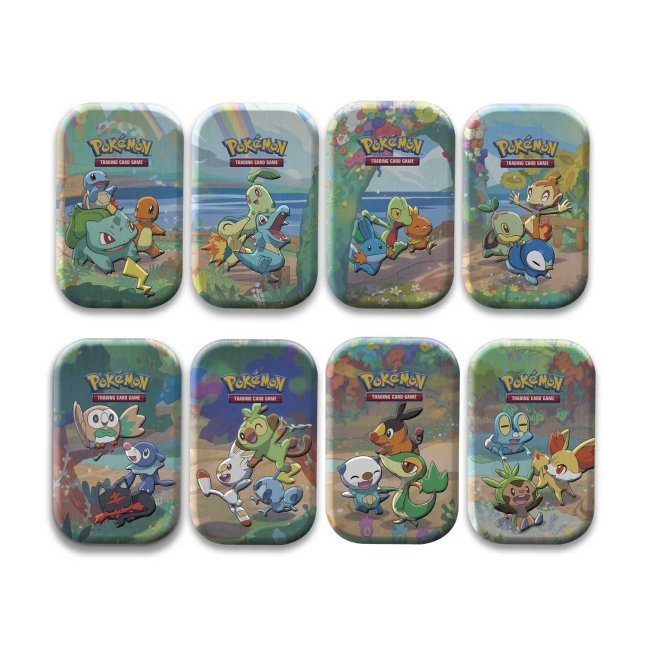 Pokémon TCG: Celebrations Mini Tin (Chespin, Fennekin & Froakie) - Bilde 2