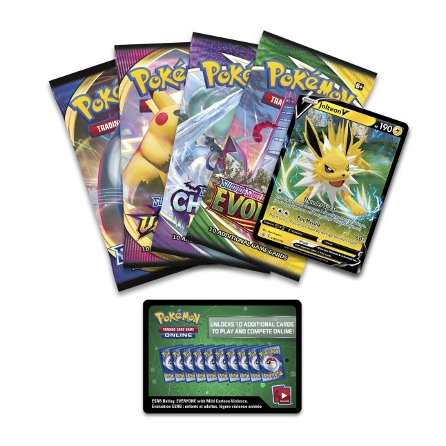 Pokémon TCG: Eevee Evolutions Tin (Jolteon V) - Bilde 2