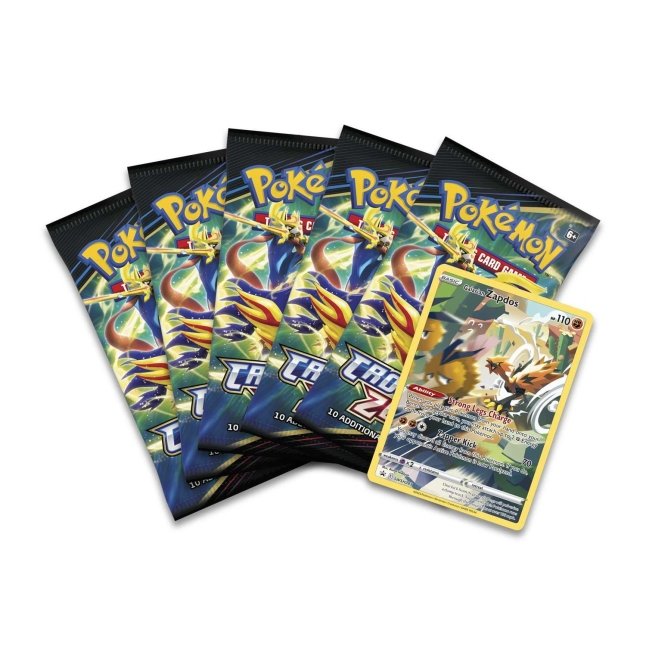 Pokémon TCG: Crown Zenith Tin (Galarian Zapdos) - Bilde 2