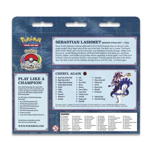 2022 Pokémon World Championships Deck (Sebastian Lashmet, Cheryl Again) - Bilde 2