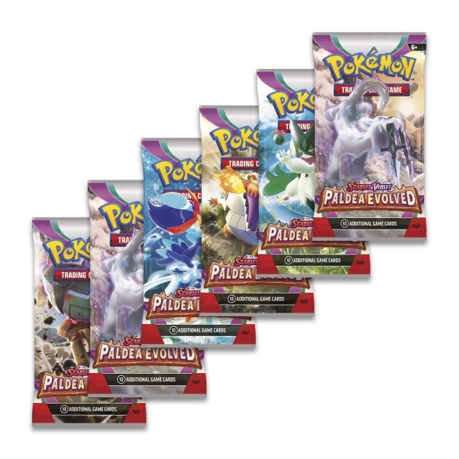 Pokémon TCG: Scarlet & Violet-Paldea Evolved Booster Bundle (6 Packs) - Bilde 2