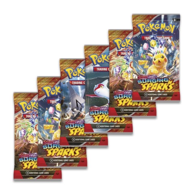 Pokémon TCG: Scarlet & Violet-Surging Sparks Booster Bundle (6 Packs) - Bilde 2