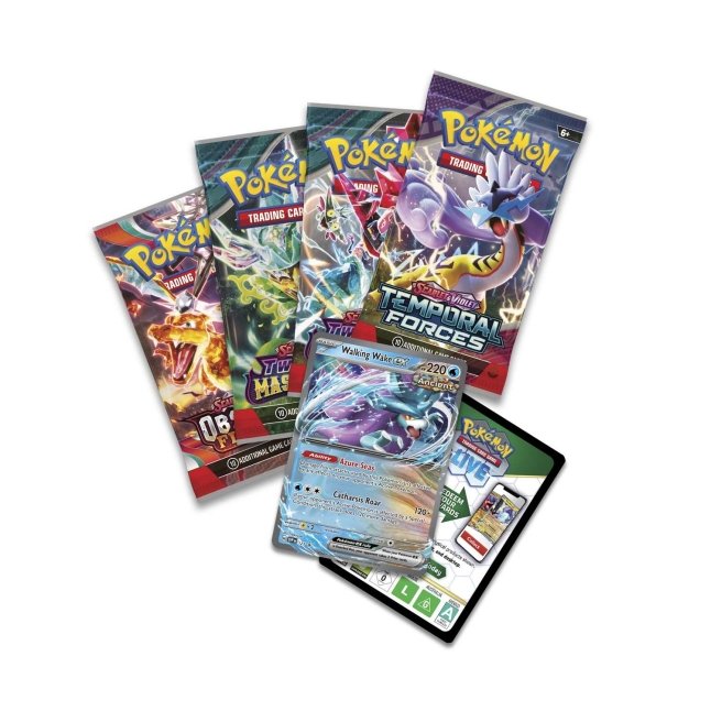 Pokémon TCG: Paradox Clash Tin (Walking Wake ex) - Bilde 2